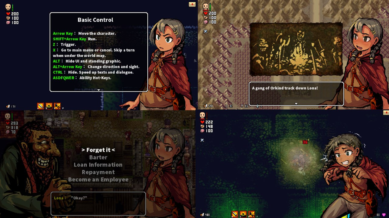 [PC-亚洲风RPG/作弊版] 洛娜的世界 LonaRPG v0.9.6.0.1 Beta 官方中文步兵版+MOD [520M]